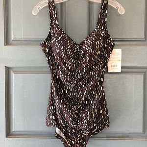 MAXINE OF HOLLYWOOD ONE PIECE SWIMSUIT.